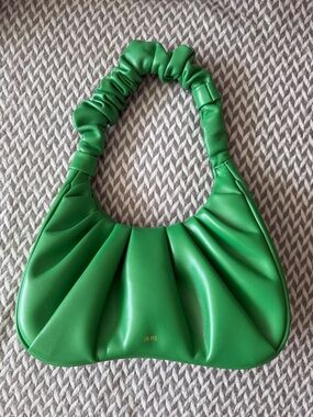 Green Gabbi Ruched hobo hand Bag by JW PEI